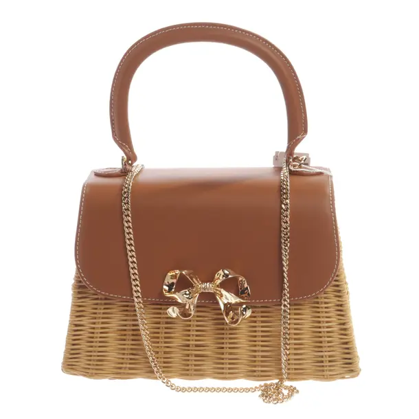 Handbag, in Light Brown, Wood, self-portrait