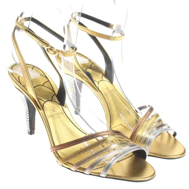 Sandaletten, in Gold, Valentino