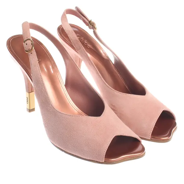 Heeled Sandals, in Light Pink, Chloé