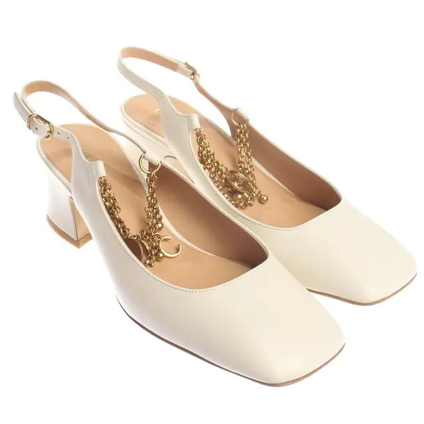 Slingbacks, in Cream, Chloé