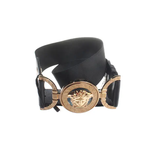 Belt, in Black, Cotton, Versace