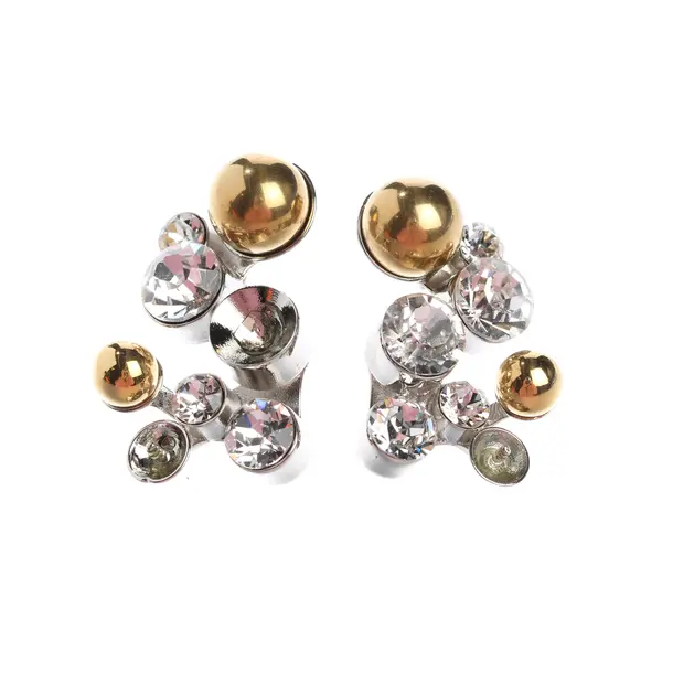 Earrings, in Gold, Metal (metallic, metallized), Dries van Noten