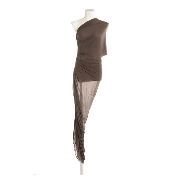 Cocktail Dress, in Dark Brown, Cupro, Magda Butrym