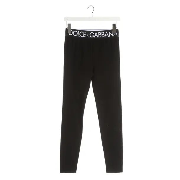 Leggings, in Black, Cotton, Dolce & Gabbana