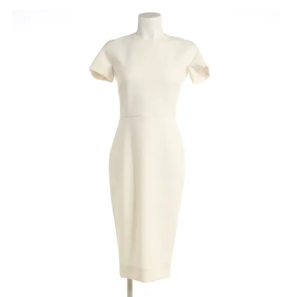 Cocktail Dress, in Beige, Wool, Victoria Beckham