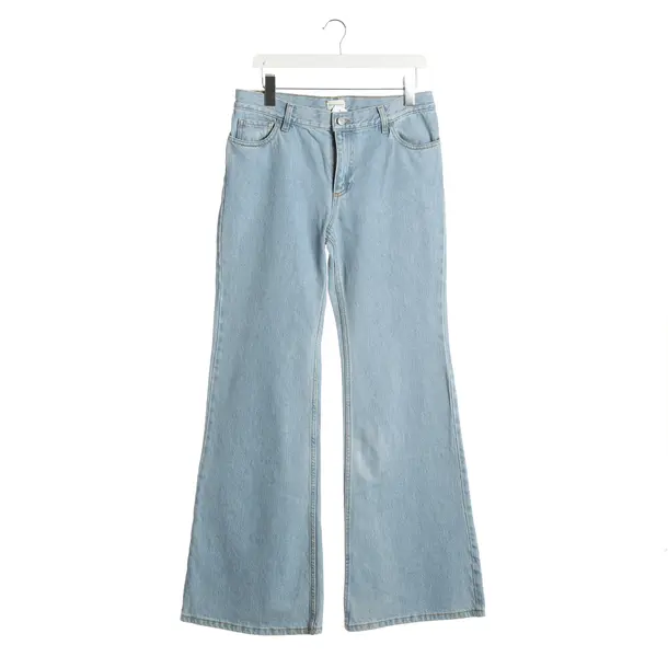 Straight Fit Jeans, in Light Blue, Cotton, Magda Butrym