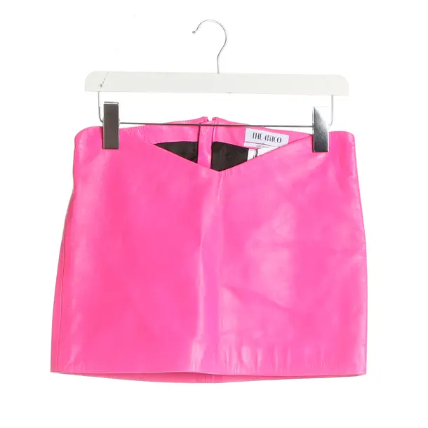 Skirt, in Neon Pink, Leather, The Attico