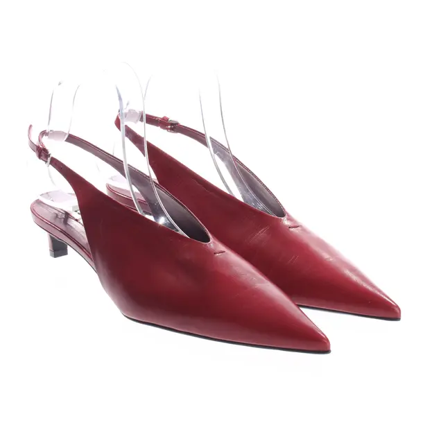 Slingbacks, in Rot, Jil Sander