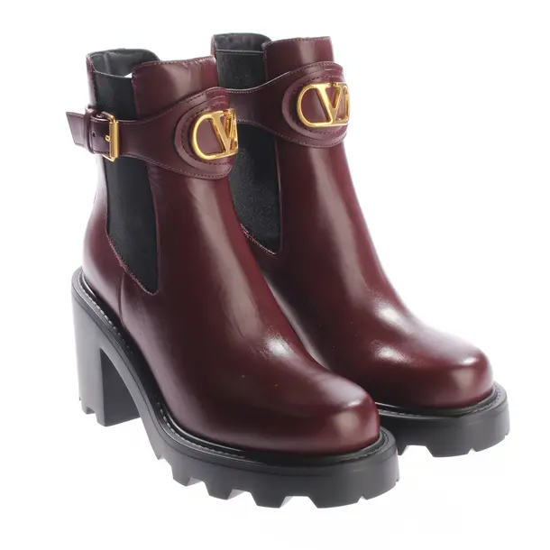 Ankle Boots, in Bordeaux, Valentino
