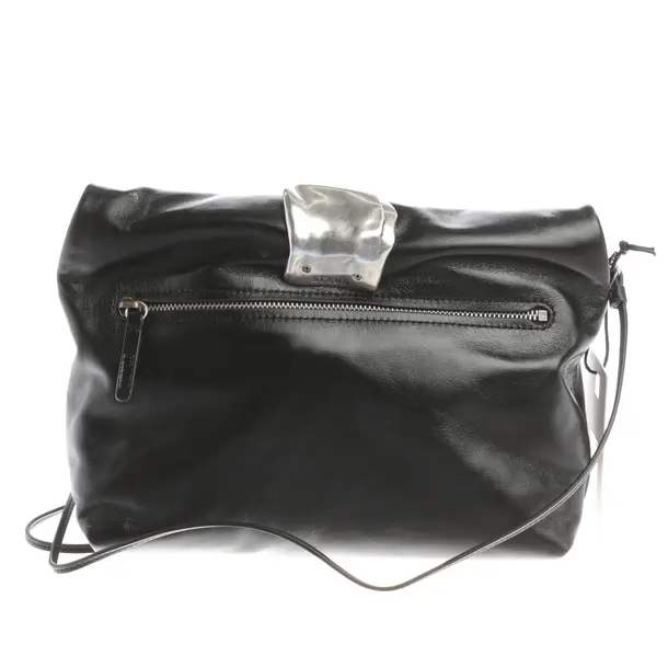 Schultertasche, in Schwarz, Leder, Staud