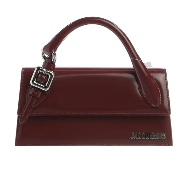 Handbag, in Bordeaux, Leather, Jacquemus