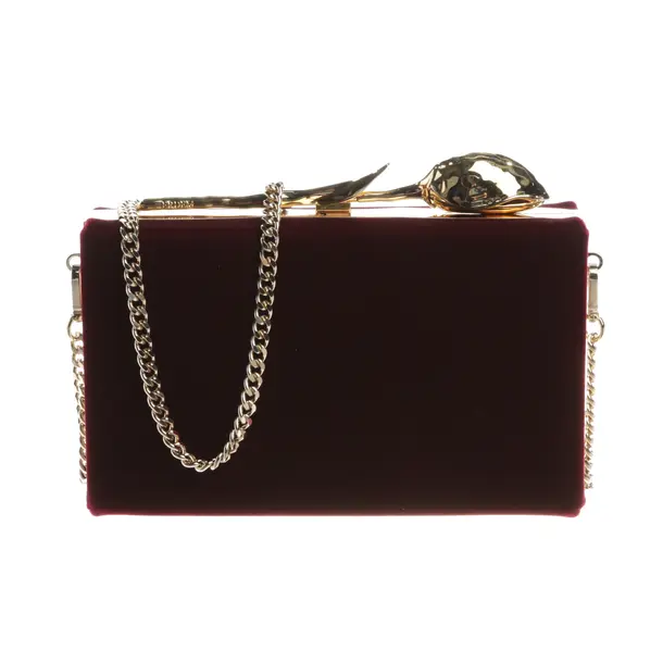 Clutch, in Bordeaux, Samt, Erdem