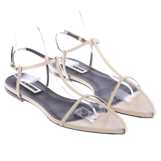 Sandals, in Cream, Jil Sander