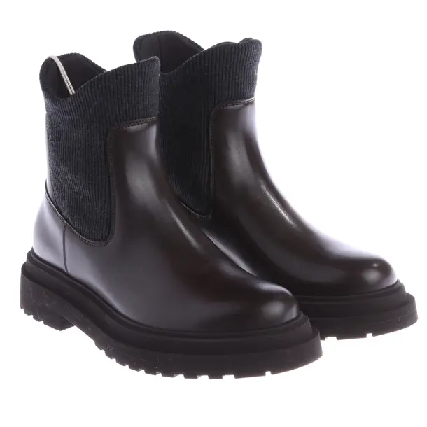 Stiefeletten, in Braun, Brunello Cucinelli