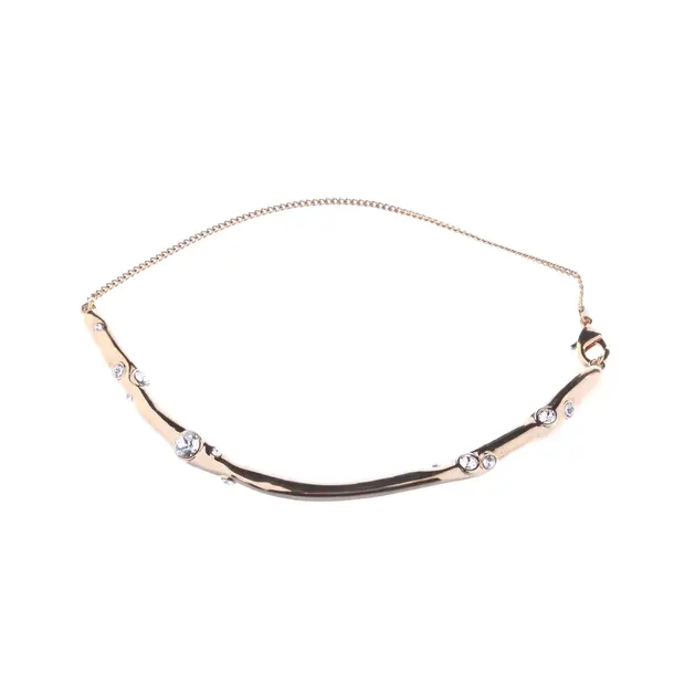 Necklace, in Gold, Metal (metallic, metallized), Dries van Noten