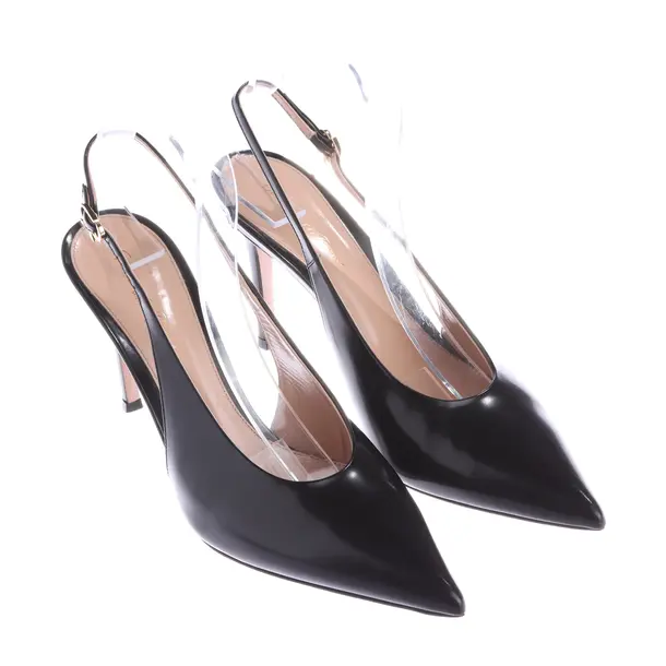 Slingbacks, in Schwarz, Gianvito Rossi