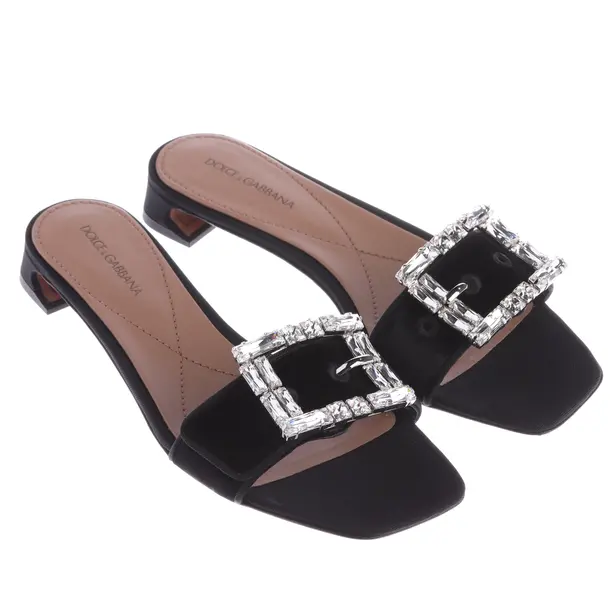 Sandalen, in Schwarz, Dolce & Gabbana