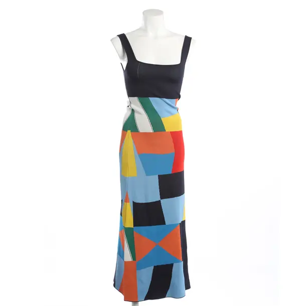 Dress, in Multicolored, Viscose, Staud