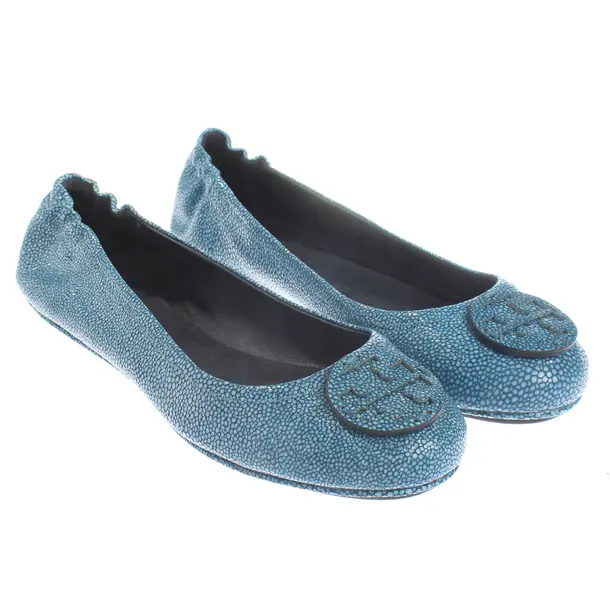Ballet Flats, in Blue, Tory Burch