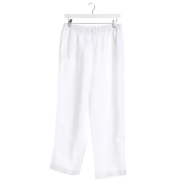 Hose, in Weiß, Baumwolle, 0039 Italy