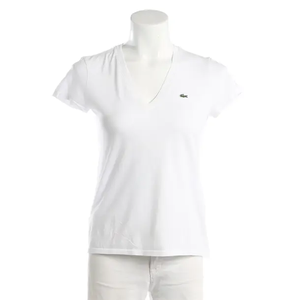 Shirt, in Weiß, Baumwolle, Lacoste