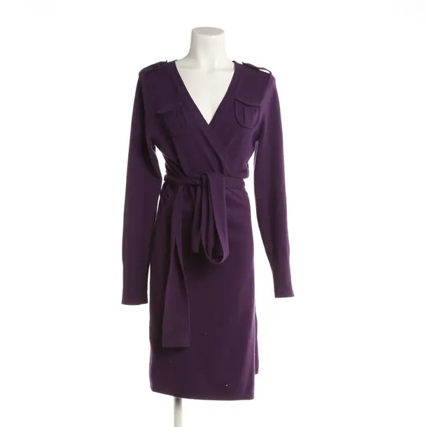 Kleid, in Lila, Wolle, Diane von Furstenberg