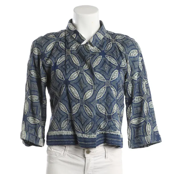 Blazer, in Blau, Seide, Dries van Noten