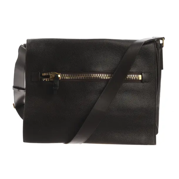 Borsa messenger, in Marrone scuro, Pelle, Tom Ford