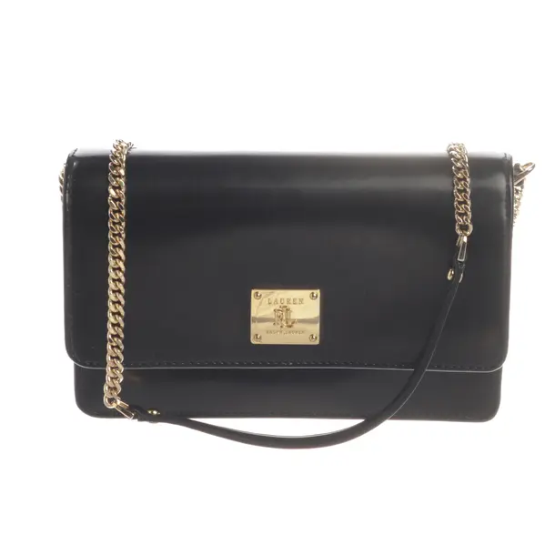 Shoulder Bag, in Black, Leather, Lauren Ralph Lauren