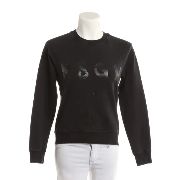Sweatshirt, in Schwarz, Baumwolle, MSGM