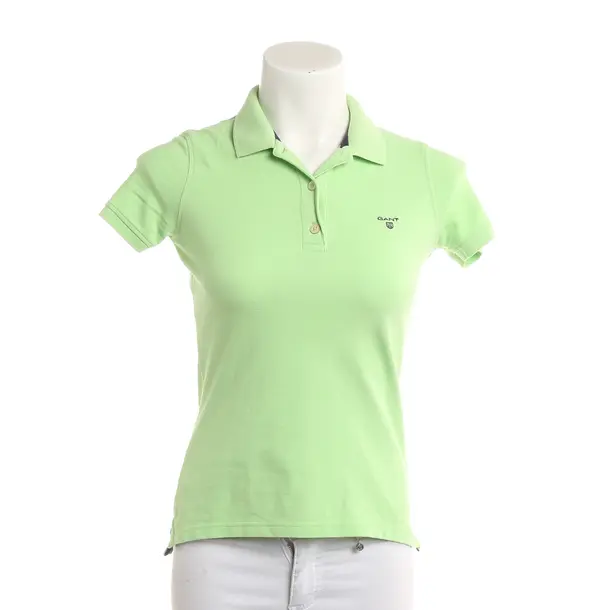 Poloshirt, in Hellgrün, Baumwolle, Gant