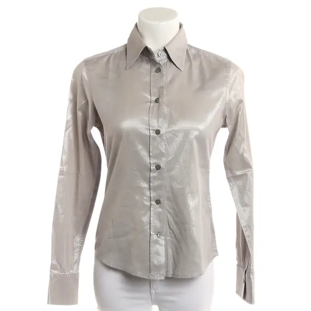 Bluse, in Hellgrau, Baumwolle, Escada