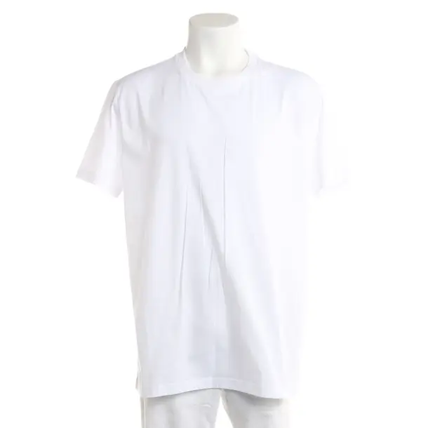 T-Shirt, in Weiß, Baumwolle, Prada