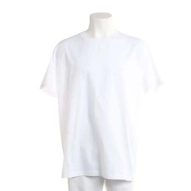 T-Shirt, in Weiß, Baumwolle, Prada