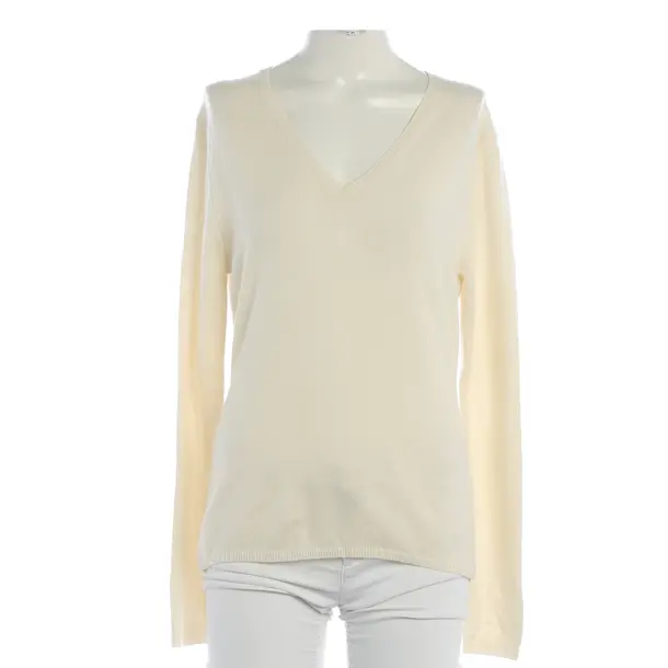 Cashmere Jumper, in Cream, Cashmere, Allude