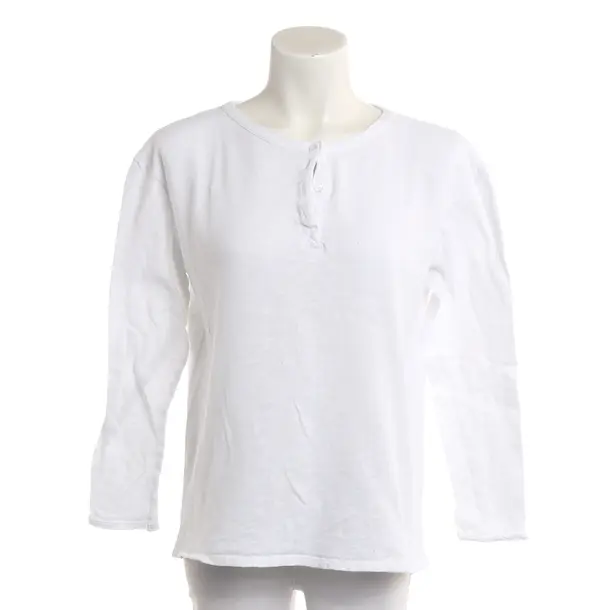 Longsleeve, in Weiß, Baumwolle, American Vintage