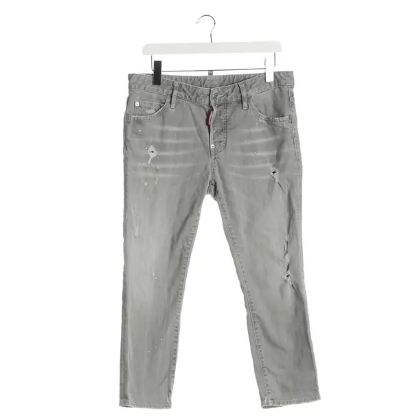 Slim Fit Jeans, in Light Gray, Cotton, Dsquared