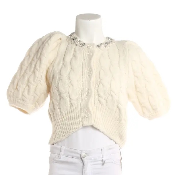 Cardigan, in Beige, Poliammide, Simone Rocha