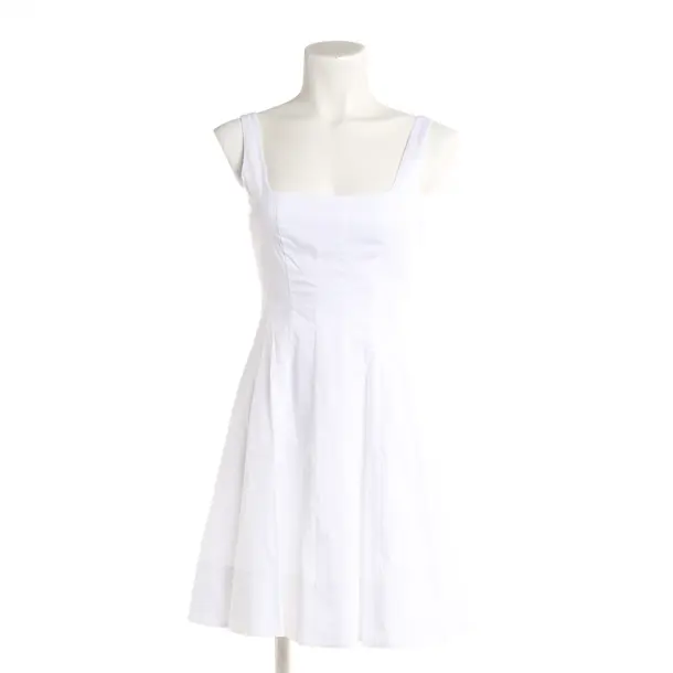 Dress, in White, Cotton, Staud