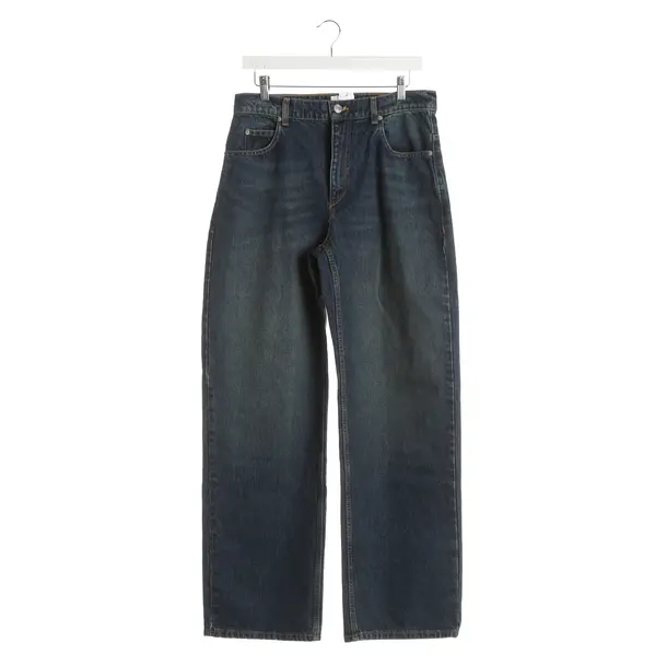 Straight Fit Jeans, in Blue, Cotton, Isabel Marant