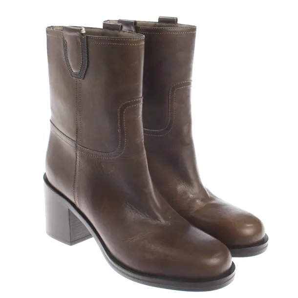 Stiefeletten, in Braun, Brunello Cucinelli