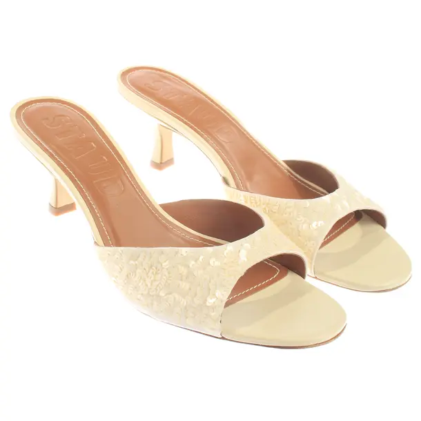 Heeled Sandals, in Cream, Staud