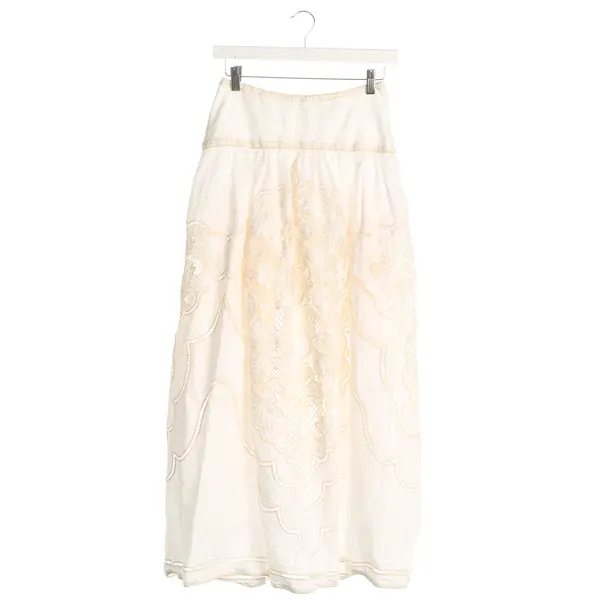 Rock, in Beige, Leinen, Zimmermann