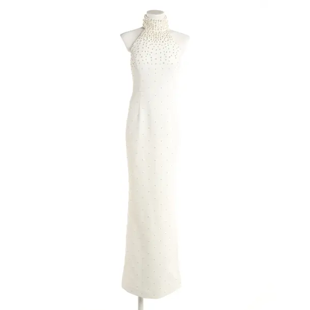 Cocktail Dress, in Beige, Polyester, Rebecca Vallance