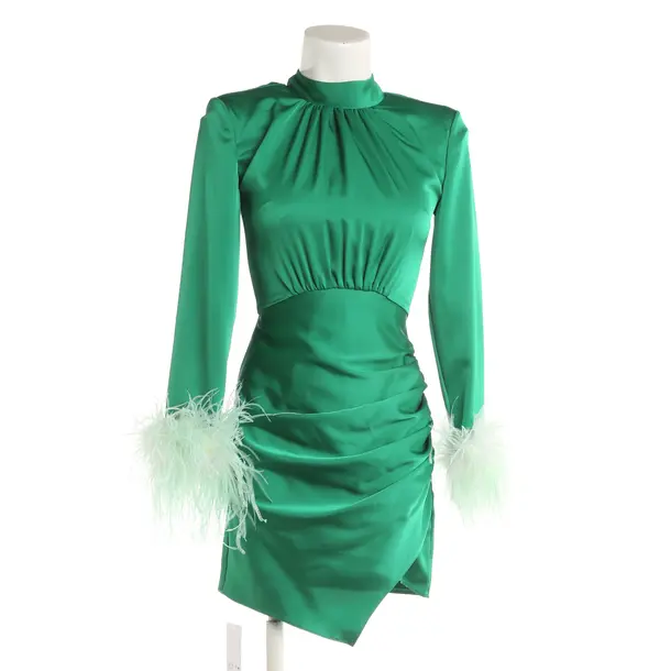 Cocktail Dress, in Green, Polyester, self-portrait