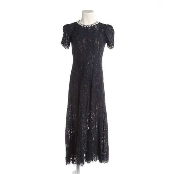 Cocktail Dress, in Navy, Viscose, self-portrait