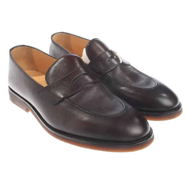 Loafers, in Brown, Brunello Cucinelli