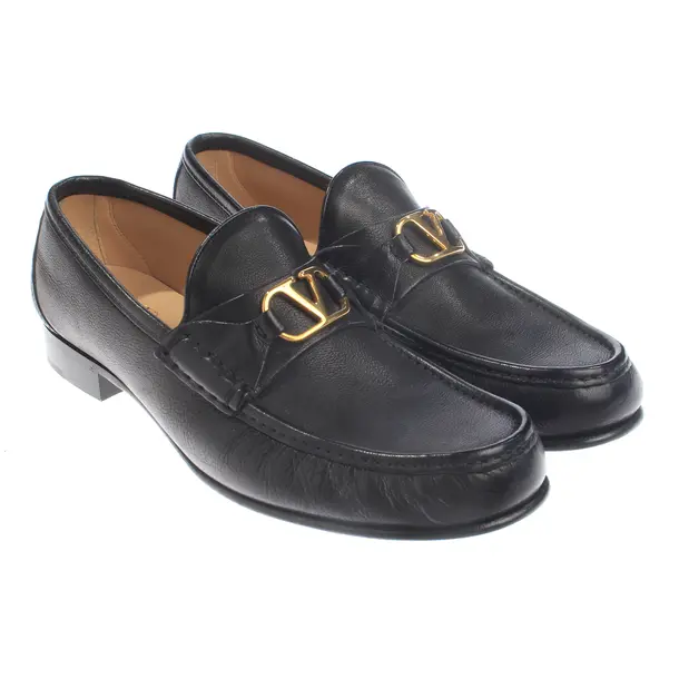 Loafers, in Black, Valentino