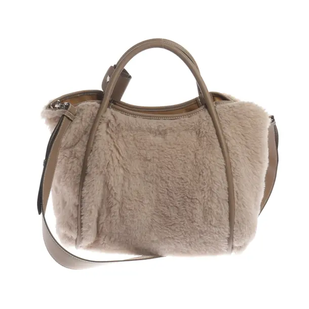 Handbag, in Brown, Leather, Max Mara