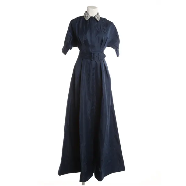 Cocktail Dress, in Navy, Polyester, Rebecca Vallance